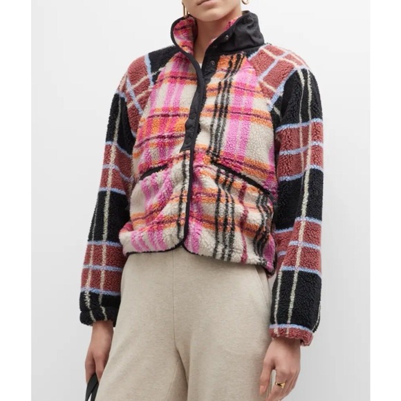 FP Movement Rocky Ridge Printed Fleece Jacket Plaid FP Movement Size XS NWOT - Picture 2 of 13